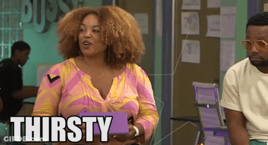 Sassy Girl Thirsty Thursday GIF