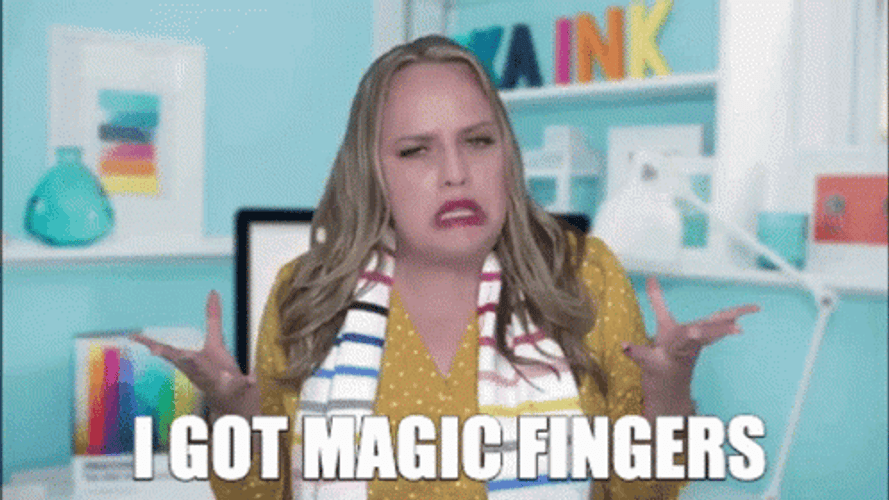 Sassy Lady Got Magic Fingers Meme GIF