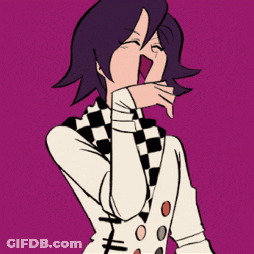 Sassy Laugh Kokichi GIF