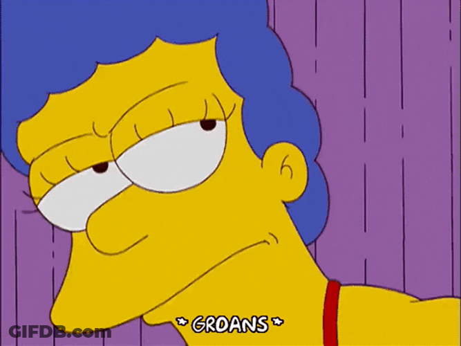 Sassy Marge Simpson Side Eye GIF