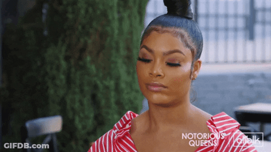Sassy Mehgan James Looking Away GIF