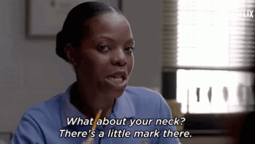 Sassy Oitnb Asking For Hickey Kiss Mark GIF