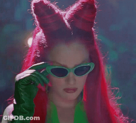 Sassy Poison Ivy Sunglasses GIF