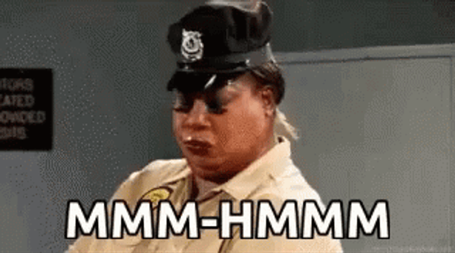 Sassy Policewomen Mmhmm GIF