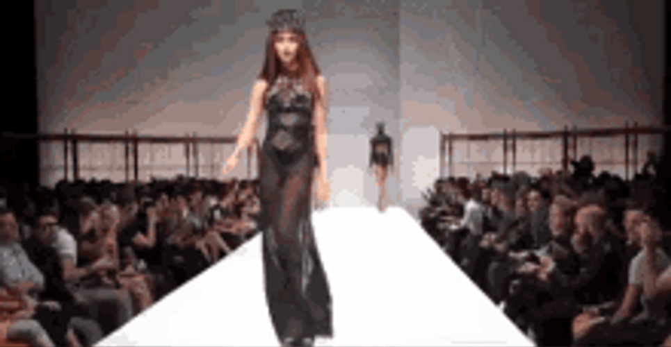 Sassy Runway Model GIF