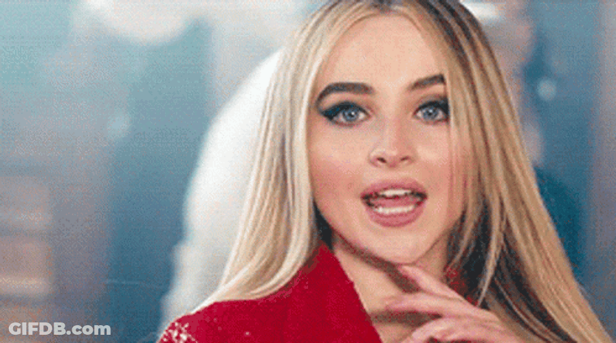 Sassy Sabrina Carpenter Singing GIF