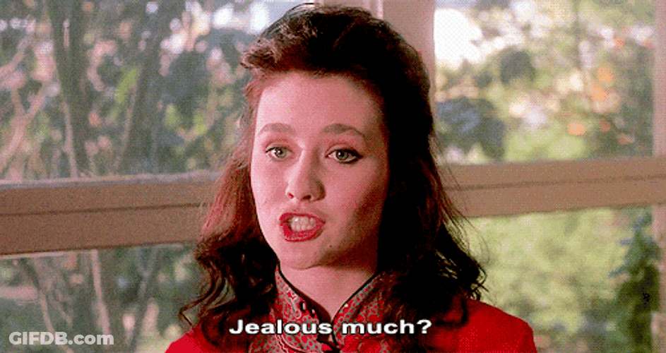 Sassy Shannen Doherty Jealous Much GIF