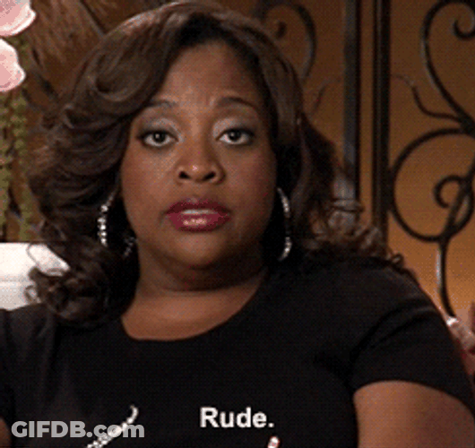 Sassy Sherri Shepherd How Rude GIF