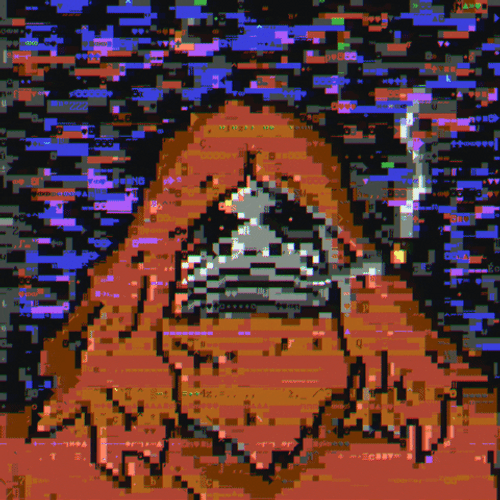 Sassy Smoking Sasquatch Glitch GIF