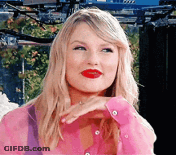 Sassy Taylor Swift Waving Hair GIF