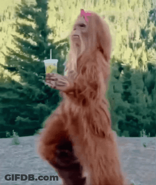 Sassy Walk Big Foot GIF