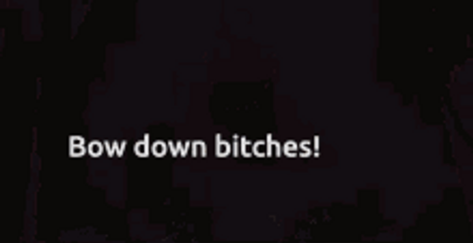 Sassy Woman Asking To Bow Down GIF