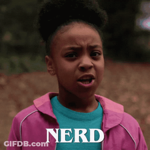 Sassy Young Girl Nerd Alert GIF