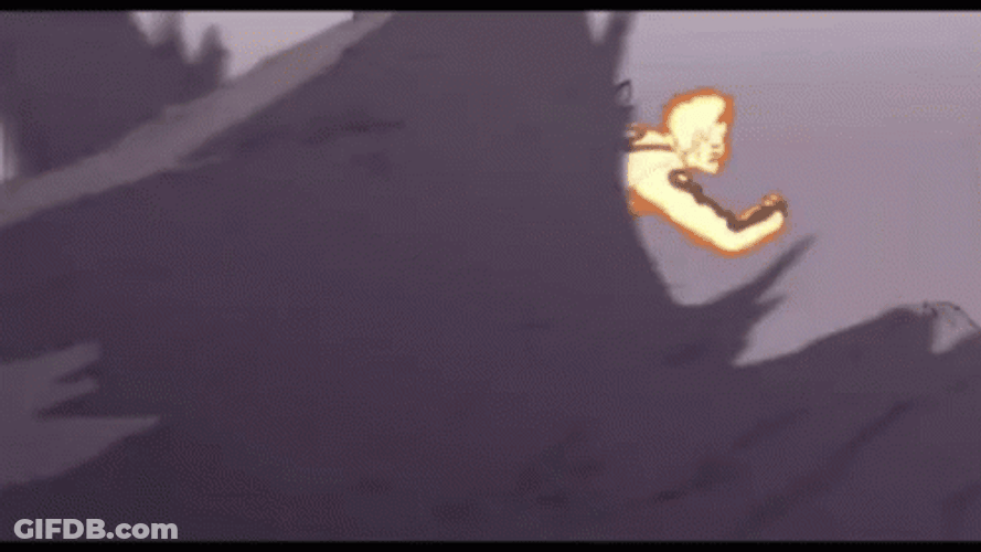 Sasuke And Naruto Running Like Ninja GIF