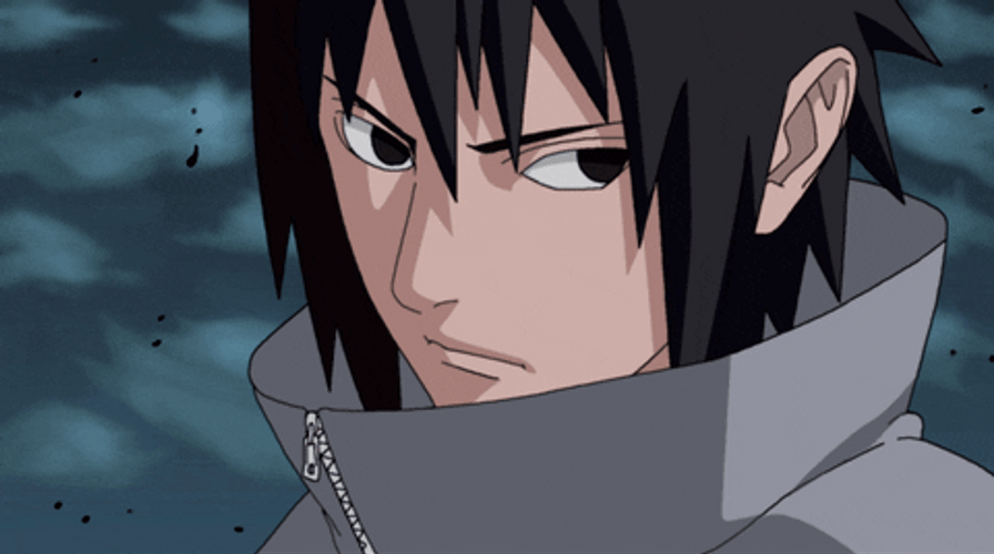 Sasuke Cold Gaze GIF