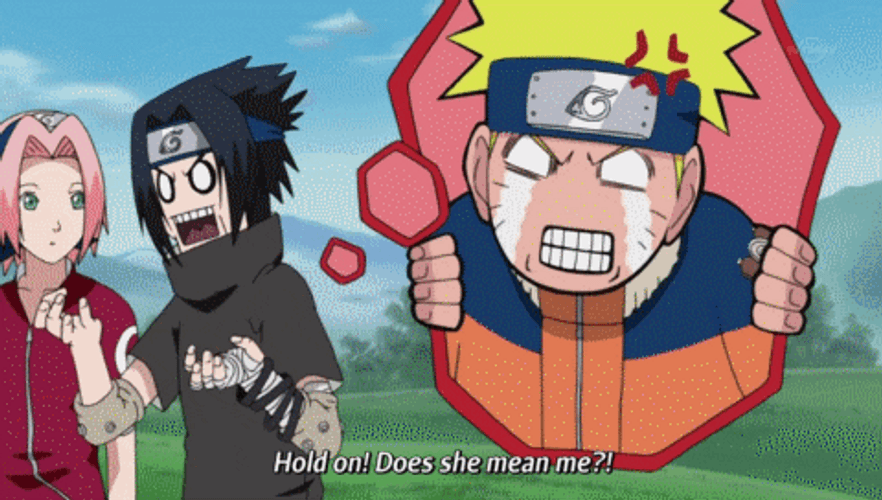 Sasuke Funny Mad GIF