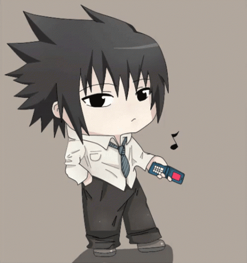 Sasuke Pfp Chibi GIF