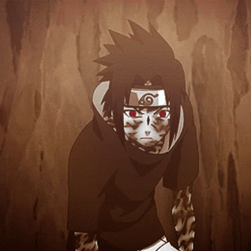 Sasuke Pfp Curse Mark GIF