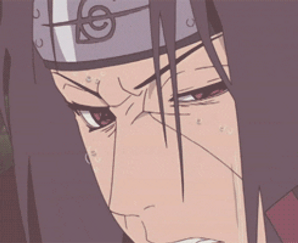 Sasuke Pfp Forehead Protector GIF