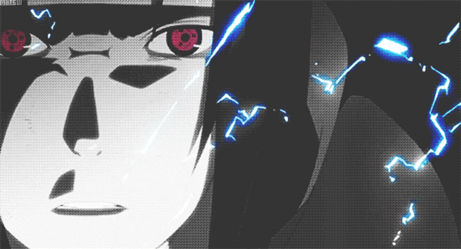 Sasuke Pfp Lightning GIF