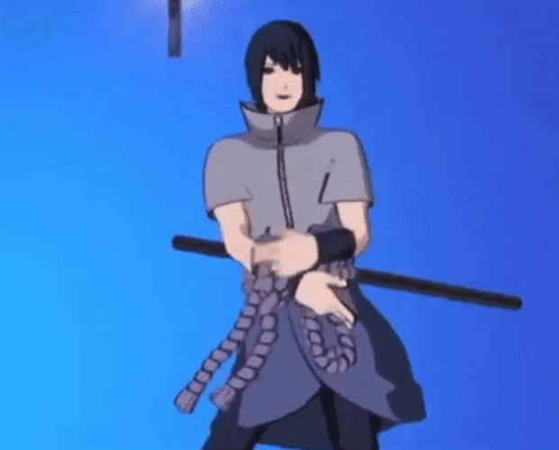 Sasuke Pfp Peace Sign Selfie GIF