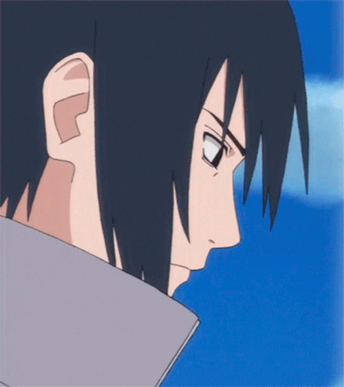 Sasuke Pfp Side View GIF