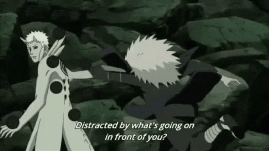 Sasuke Second Hokage And Naruto Fight Obito GIF