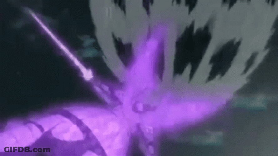 Sasuke Susanoo Flying With Swords GIF