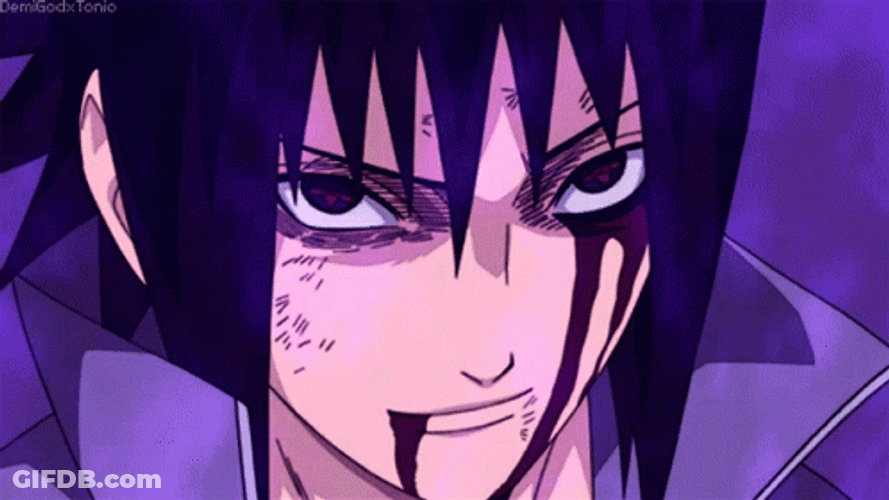 Sasuke Susanoo Scary Look GIF