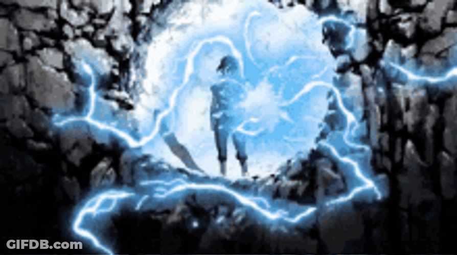 Sasuke Uchiha Powerful Chidori GIF