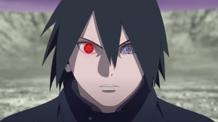 Sasuke Uchiha Slowly Talking GIF