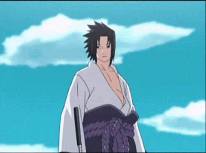 Sasuke Uchiha Sword Trick GIF
