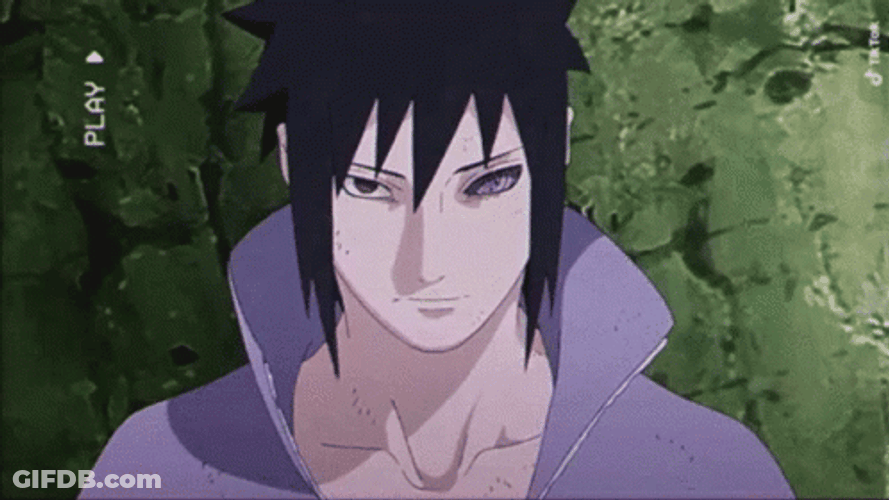 Sasuke Versus Naruto Fighting GIF