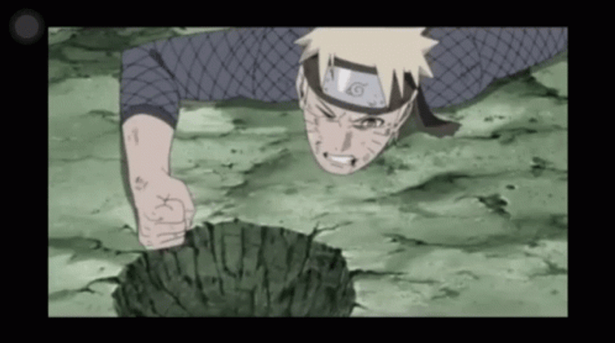Sasuke Vs Naruto Head Kick GIF