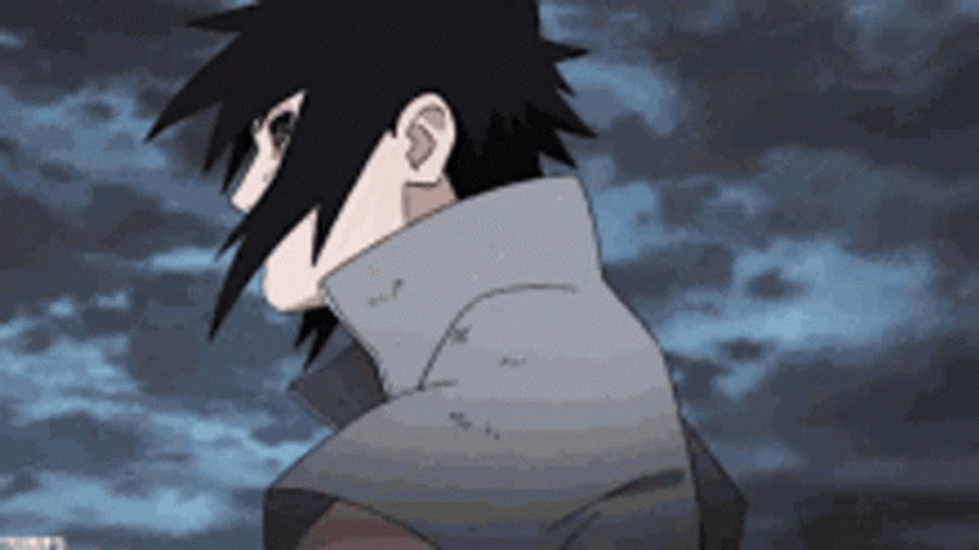 Sasuke Vs Naruto Hitting Face GIF