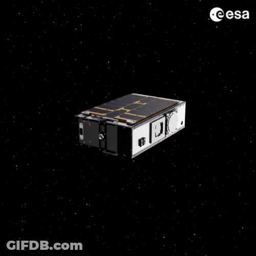 Satellite System Asteroid GIF