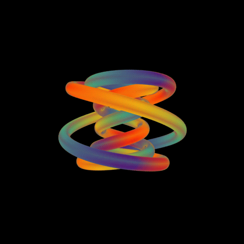 Satisfying Colorful Spring Loop GIF