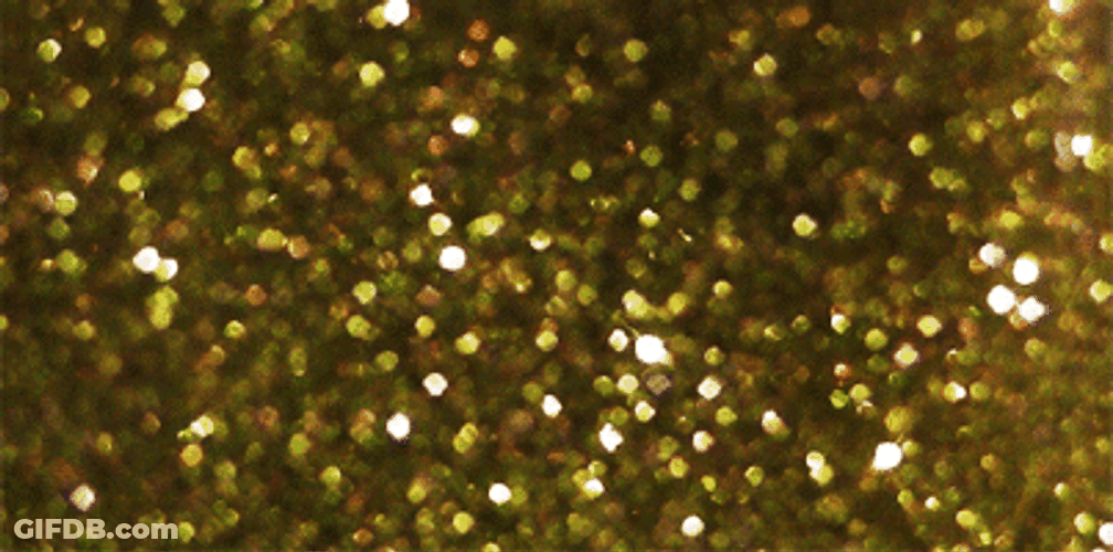 Satisfying Gold Dust Glitters GIF