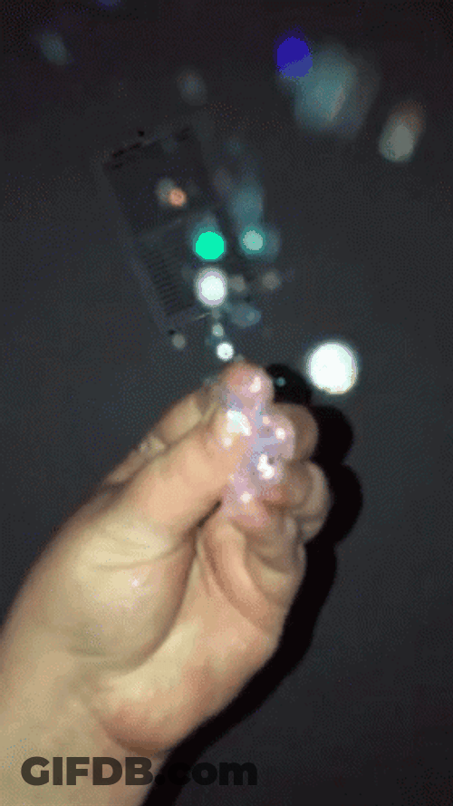 Satisfying Sprinkle Glitter Dust GIF