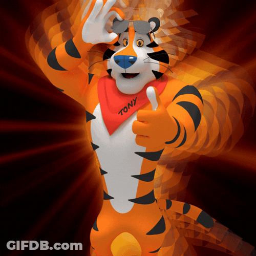 Satisfying Tony The Tiger GIF