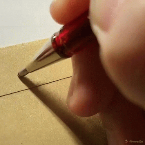 Satisfying Writing Letter I Love You GIF