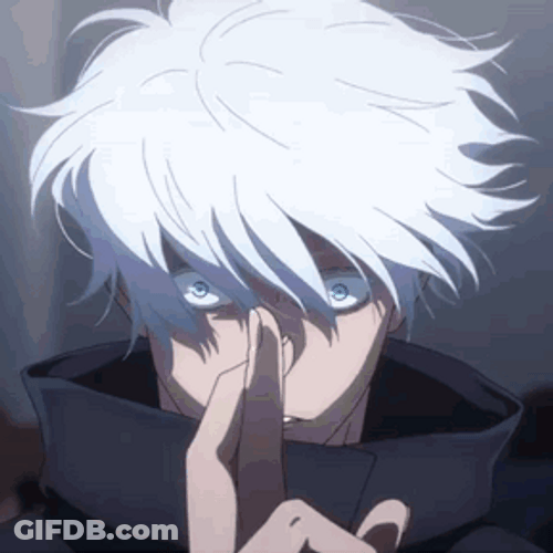 Satoru Gojo Domain Expansion Infinite Void GIF