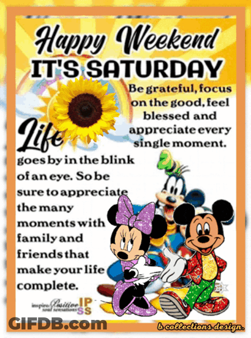 Saturday Happy Saturday GIF