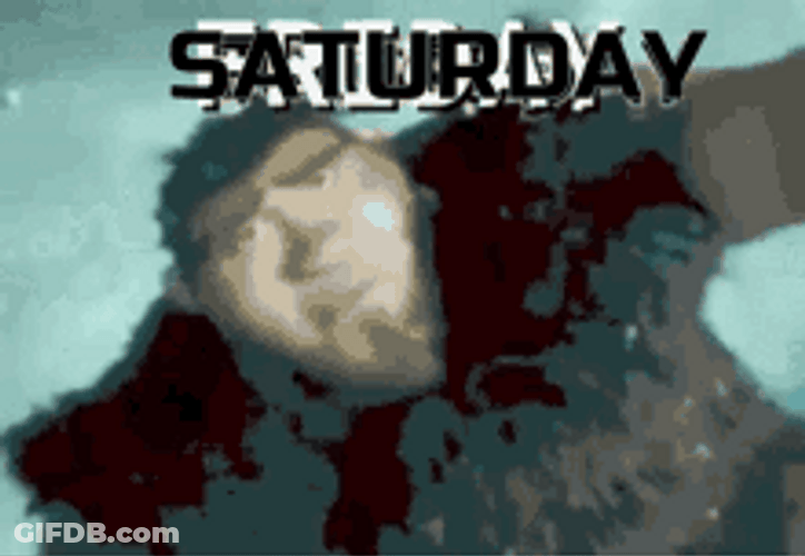 Saturday Meme Grug Drowning Ocean Croods Movie GIF