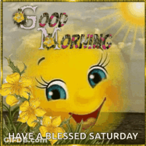 Saturday Morning Cute Sun Cartoon Shining GIF
