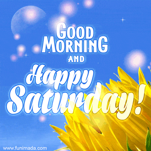 Saturday Morning Sparkling Background GIF
