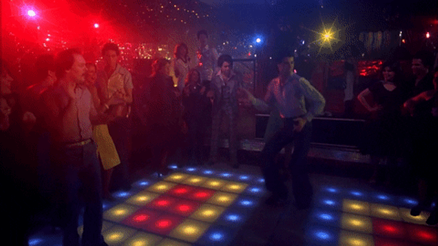 Saturday Night Fever Dance Floor GIF