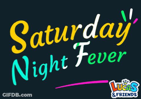 Saturday Night Fever Lucas & Friends Logo GIF