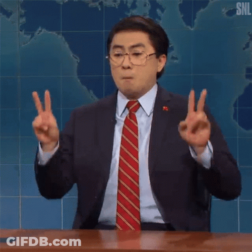 Saturday Night Live Air Quotes GIF