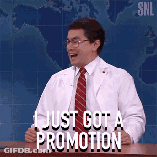 Saturday Night Live Bowen Yang Got Promotion GIF